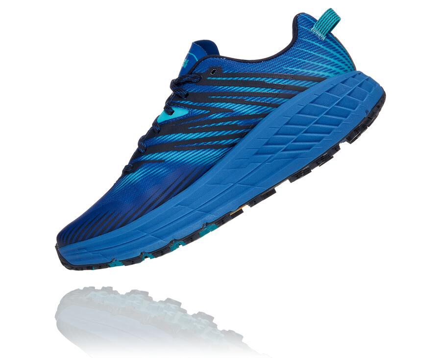 Hoka One One Trailsko Herre - Speedgoat 4 - Blå - 837021GHR